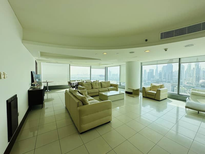 位于世界贸易中心，朱美拉生活世贸中心公寓 4 卧室的公寓 450000 AED - 6583828