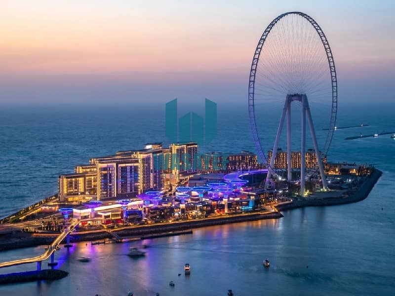 Live in Bluewater island with the best view , Ain Dubai view and Palm Jumeirah