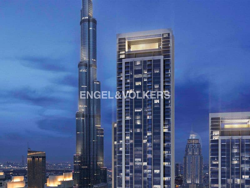 Full Burj Khalifa View | Corner Unit