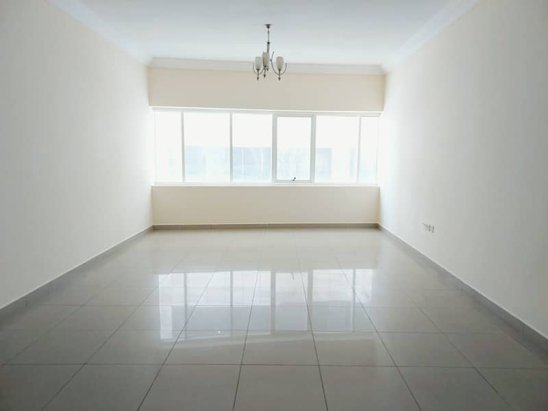 45 days free 2bhk with 2/half Bathrooms in al Taawun area rent 30k/31k in 4/6 cheqs