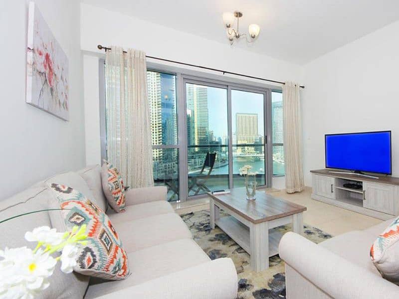 Fully Furnished|Full Marina View|Vacant now