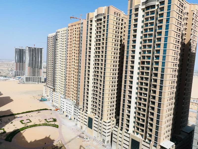 Spacious One Bedroom Apartment with Parking in Lake Tower C4, Ajman