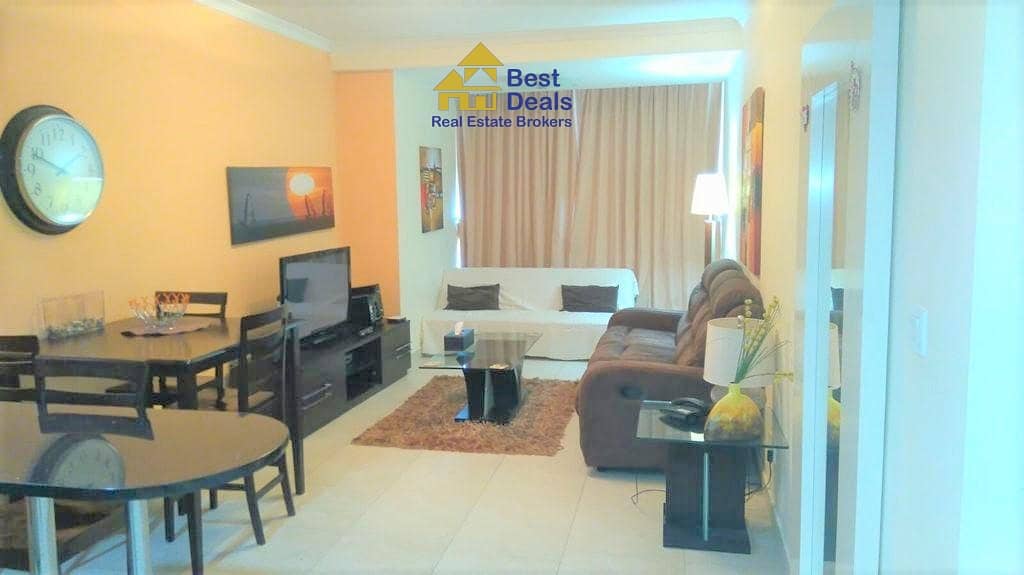 WELL MAINTAINED FULLY FURNISHED ONE BEDROOM FOR SALE NEAR DMCC METRO