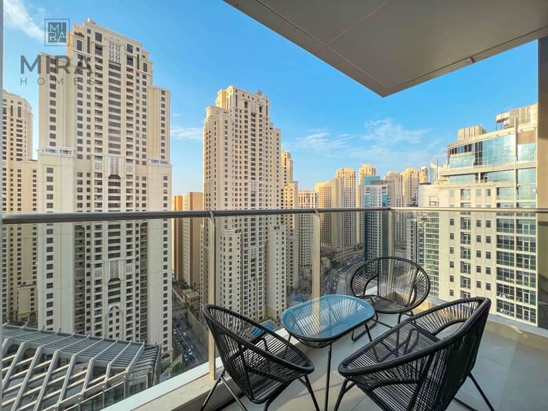 Serviced 3 bedroom apartment in Dubai Marina