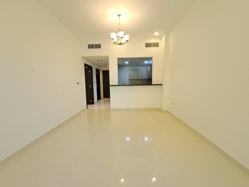 Excellent Finishing _ Spacious 1Bedroom Hall !! 2Bathroom !! Built in Wardrobe and Balcony!! All Amenities free