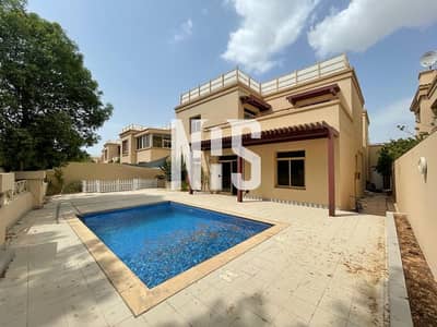 4 Bedroom Villa for Sale in Al Raha Golf Gardens, Abu Dhabi - Corner & Single row | With swimming pool | Prime location