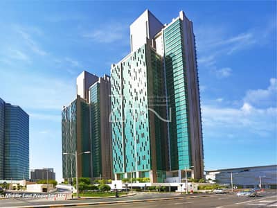 2 Bedroom Flat for Sale in Al Reem Island, Abu Dhabi - Vacant Spacious 2+1+M Apt Sea View No Commission