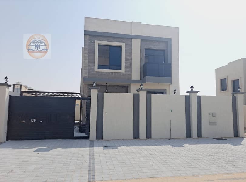 Villa for sale in Ajman, Weskah Street - without down payment, free ownership for all nationalities, without any secondary fees, 100% bank financing