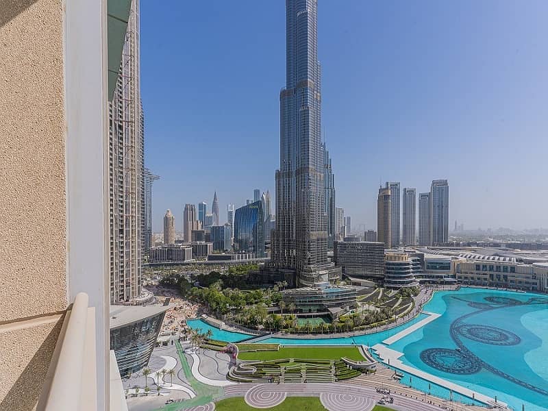 Burj and Fountain View| Upgraded| Brand New