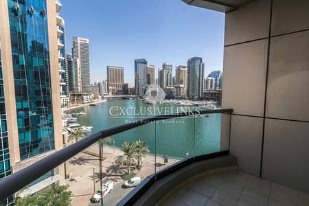 1 Bedroom Flat for Rent in Dubai Marina, Dubai - Managed | Marina View | Low Floor Unit