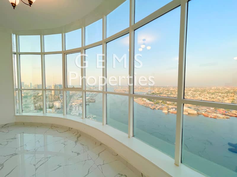 Panoramic Creek view  with Big Discount  for sale in Oasis Towers