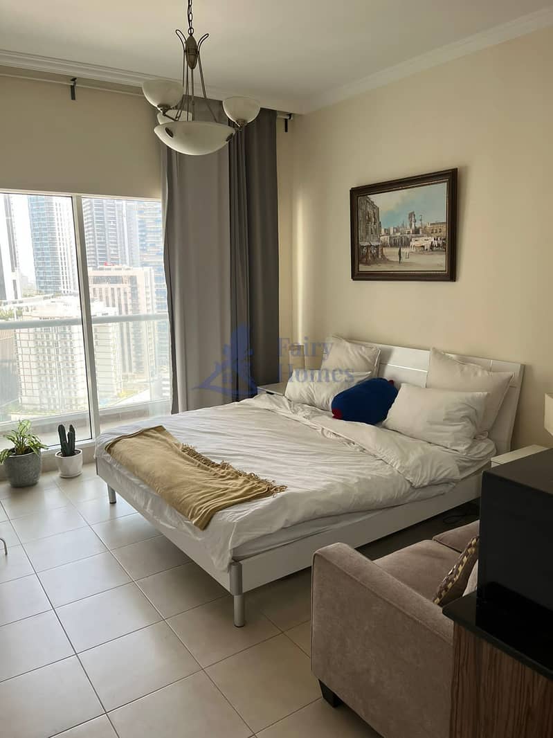 Fully Furnished Studio for Rent in Al Nujoom Tower Downtown | Close to Duabi Mall