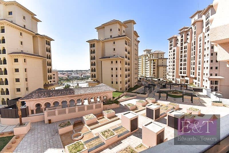 Community Facing| Full Plaza Views | 2 Bedrooms