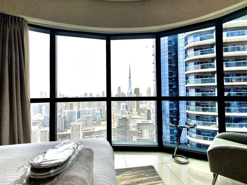 VIP Castles Business Bay Suites - Premium 3BHK w/ Burj Khalifa View