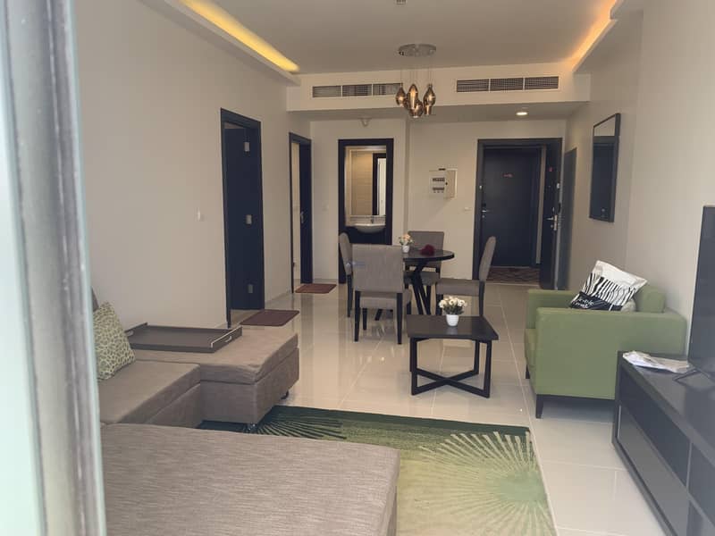 Lavish 1 Bedroom for rent in Celestia A (Rent Inclusive of Utilities(Dewa, Internet and Gas)