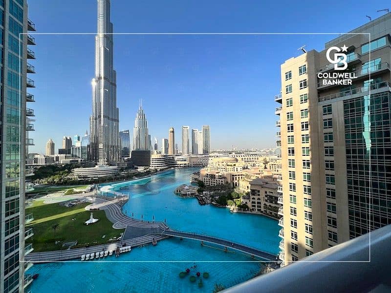 READY TO MOVE IN - SPECTACULAR BURJ & FOUNTAIN VIEW