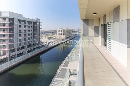 2 Bedroom Flat for Rent in Al Raha Beach, Abu Dhabi - Vacant | Canal & Pool View | Storage Room