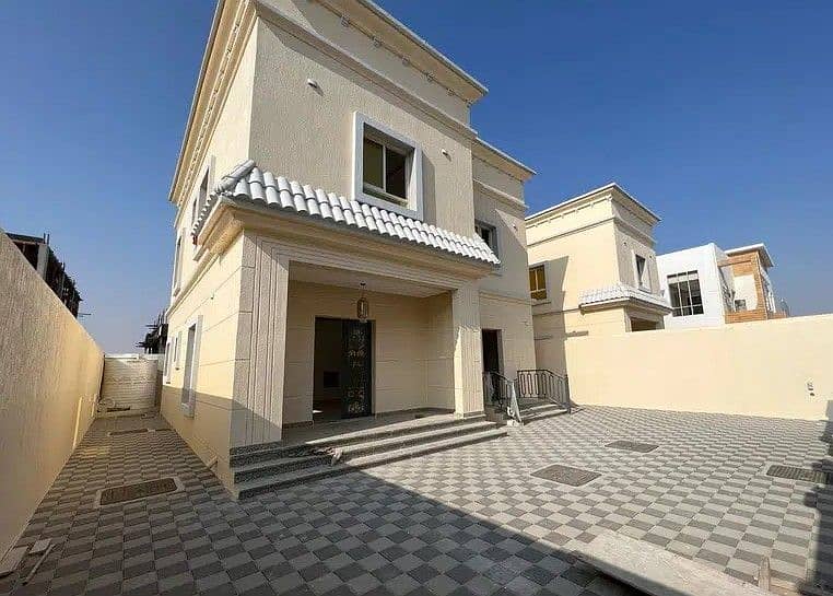 Villa for sale, including registration fees from the owner, without down payment, 100% full bank financing, directly on Sheikh Mohammed bin Zayed Stre
