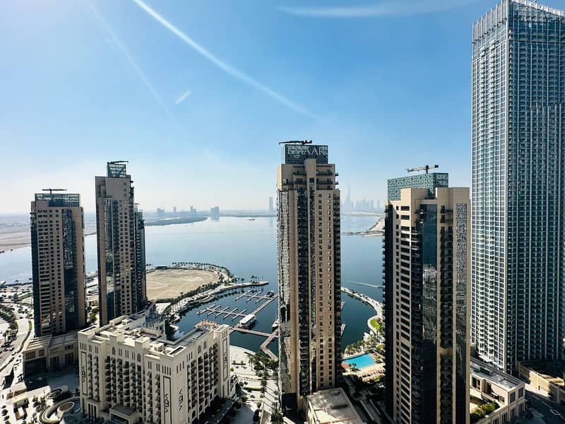 شقة في برج أفق الخور 1 أفق الخور مرسى خور دبي ذا لاجونز 2 غرف 145000 درهم - 5942002
