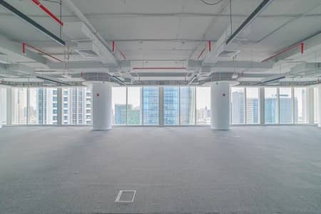 Office for Rent in Business Bay, Dubai - Shell & Core | High Floor Unit | Great Views