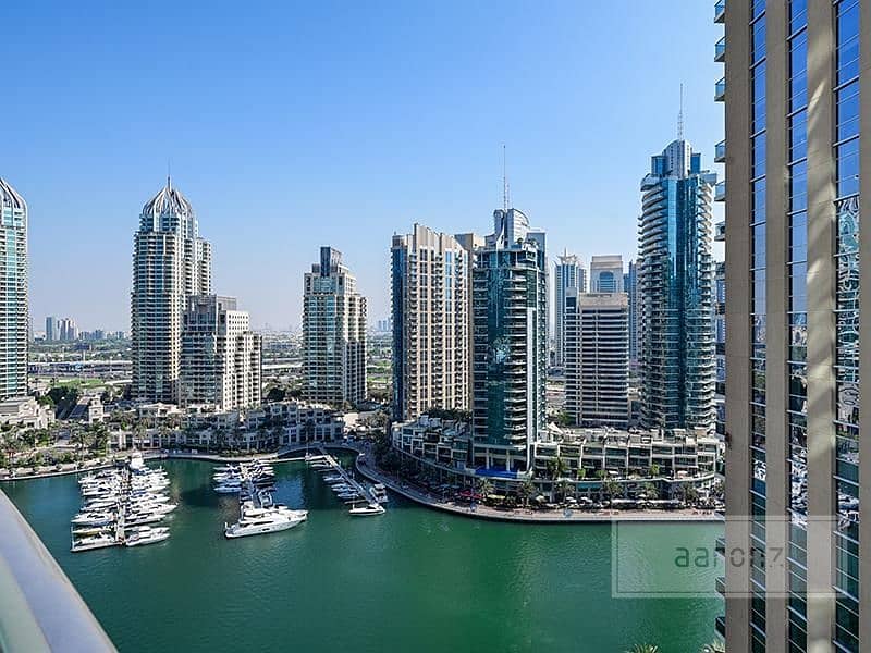 位于迪拜码头，滨海阳台公寓大楼 2 卧室的公寓 180000 AED - 6575386