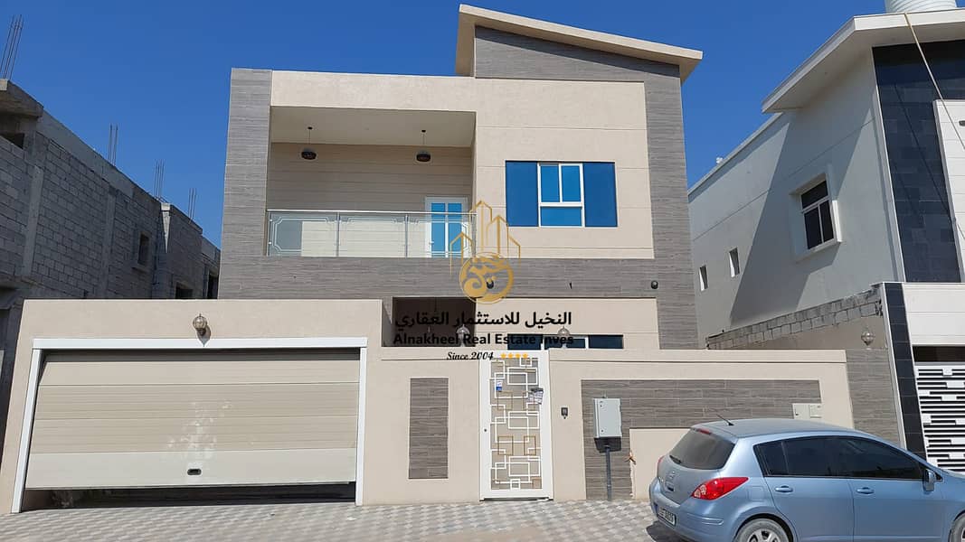 New villa, first inhabitant, with split  AC, for rent, in Al Yasmeen, Ajma