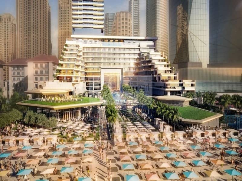 位于朱美拉海滩住宅（JBR），JBR五星级酒店 1 卧室的酒店式公寓 4531602 AED - 6600944