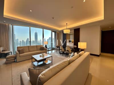 3 Bedroom Flat for Rent in Downtown Dubai, Dubai - Highest Floor | 3 Bedroom | Corner Layout