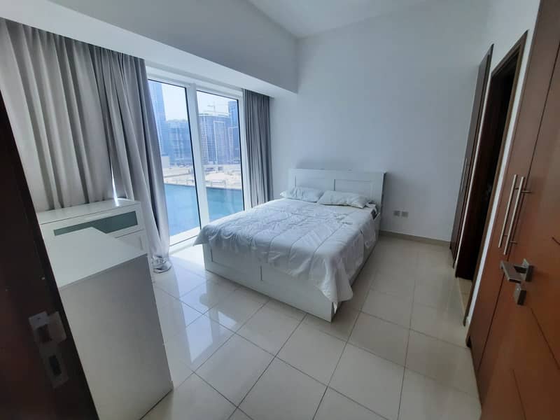 Fully Furnished_1Bed_West Wharf Tower! Business Bay ! Luxury Stay !