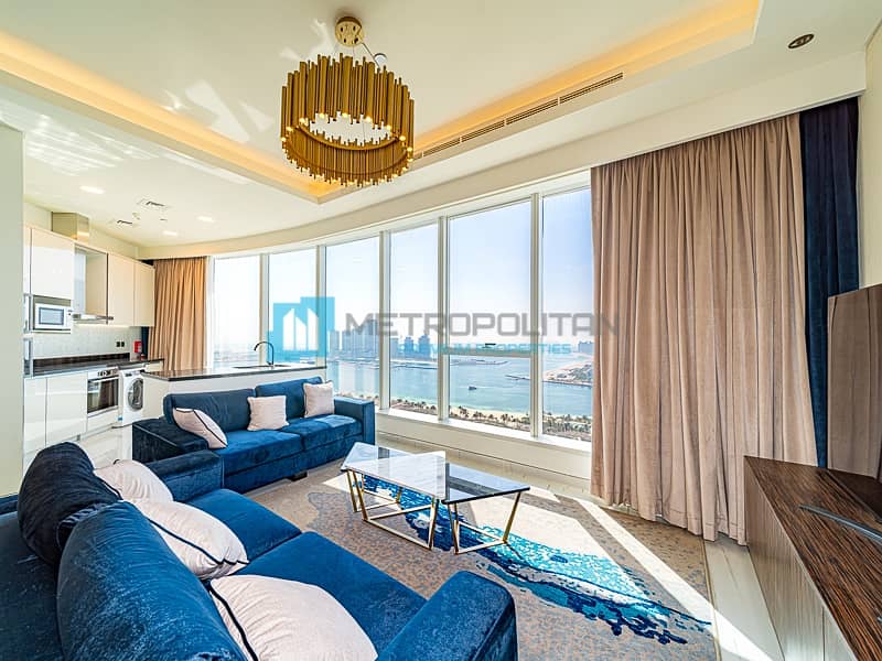 位于迪拜媒体城，迪拜阿瓦尼棕景套房酒店 2 卧室的公寓 350000 AED - 6601981