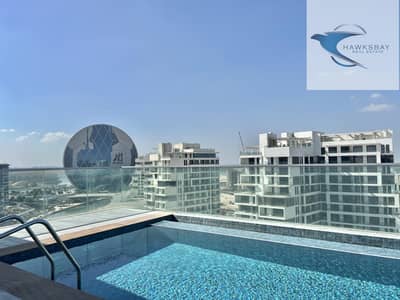 2 Bedroom Apartment for Rent in Al Raha Beach, Abu Dhabi - 2BHK BRAND NEW GRACEFUL & AESTHETIC APARTMENT | CANAL & SEA VIEW |  BALCONY | PARKING