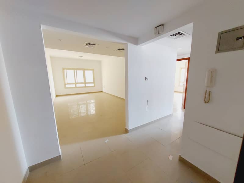 Ready to move 2bhk with parking in al Taawun area rent 31k in 4/6 cheqs
