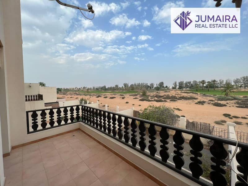 Golf View | Huge Balcony | Spacious Townhouse