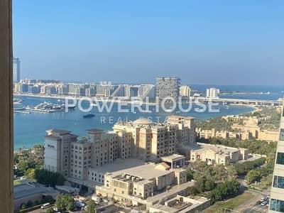 1 Bedroom Flat for Rent in Dubai Marina, Dubai - Sea View | High Floor | Furnished | Vacant