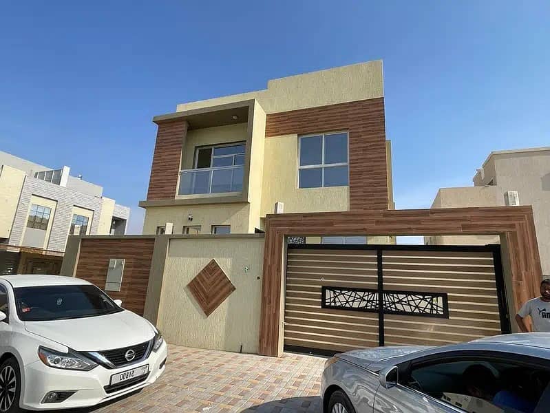 For urgent sale, at an excellent price, a classic design villa, one of the most luxurious villas in Ajman, with a deluxe personal building and finishi