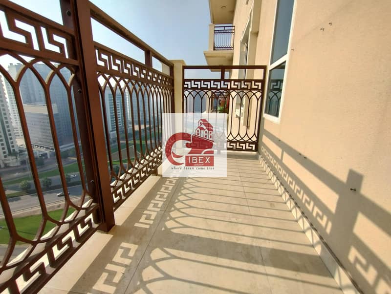 Amazing apartment with Balcony/gym/pool/parking/all facilities are available for family