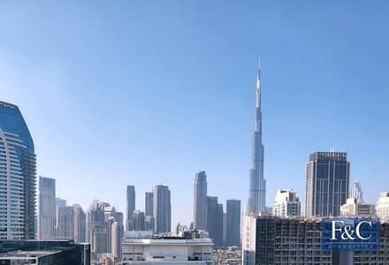 2 Bedroom Flat for Rent in Business Bay, Dubai - Burj Khalifa View | High Floor | Unfurnished