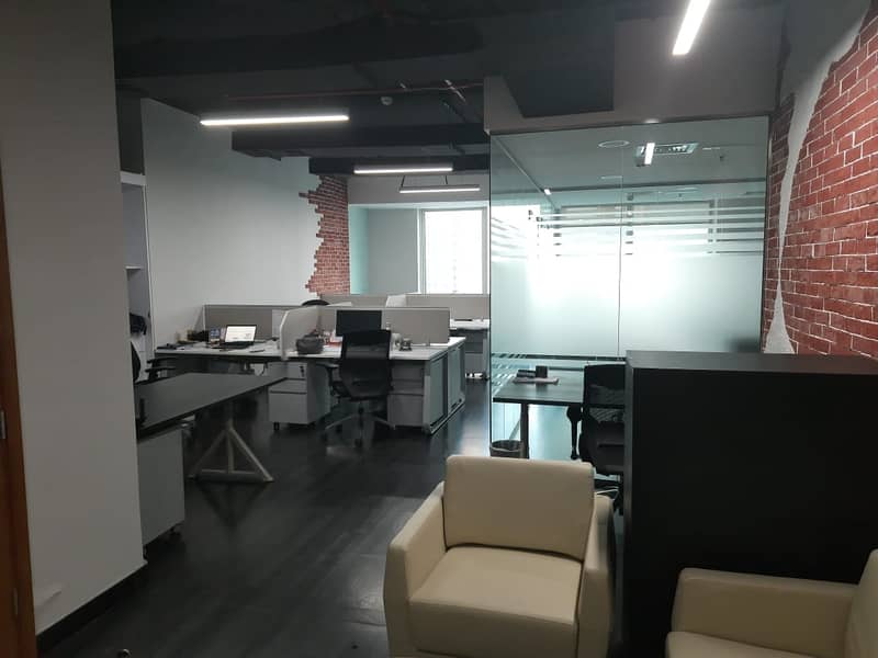 1020 SQ FT READY TO MOVE OFFICE FOR RENT @ 80K