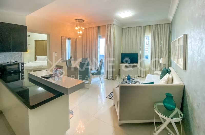 位于迪拜市中心，招牌酒店式公寓 1 卧室的公寓 1299900 AED - 6114134