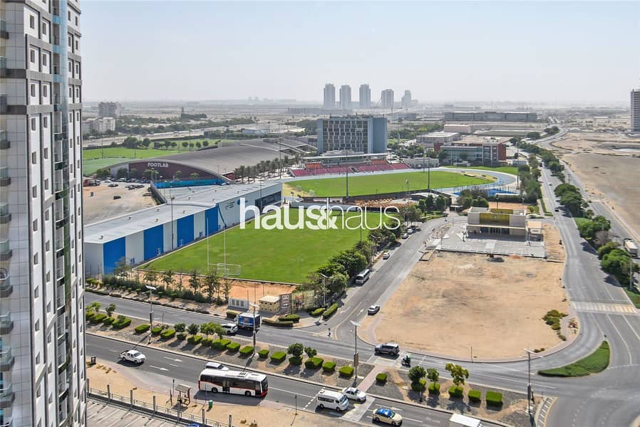 شقة في برج هيرا،مدينة دبي الرياضية 1 غرفة 65000 درهم - 6612022