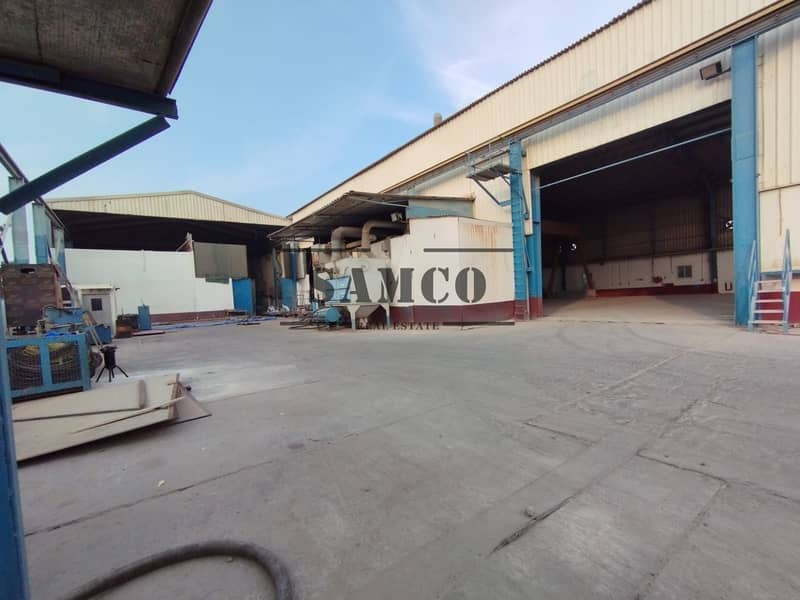 Spacious Road Facing Warehouse Cum Shed For Rent In Ras Al Khor.