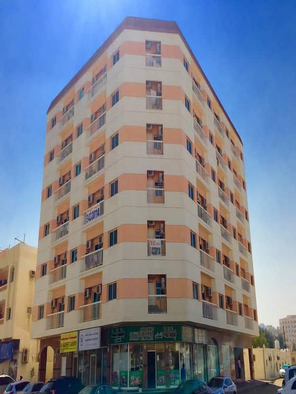 Two rooms, a hall, 2 bathrooms, a balcony, annual rent, one month free, close to Lulu Hypermarket