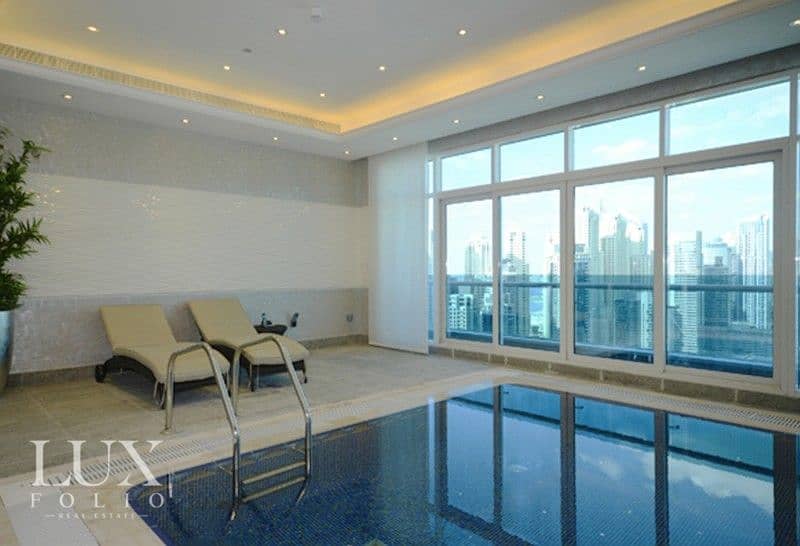 位于迪拜码头，奥拉码头大厦 4 卧室的顶楼公寓 1000000 AED - 6614782