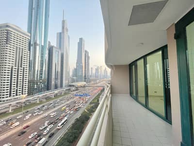 شقة 2 غرفة نوم للايجار في شارع الشيخ زايد، دبي - شقة في برج دي إيكس بي شارع الشيخ زايد 2 غرف 95000 درهم - 6615062