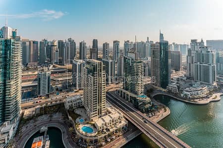 3 Bedroom Apartment for Rent in Dubai Marina, Dubai - Vacant | Full Marina View | High Floor