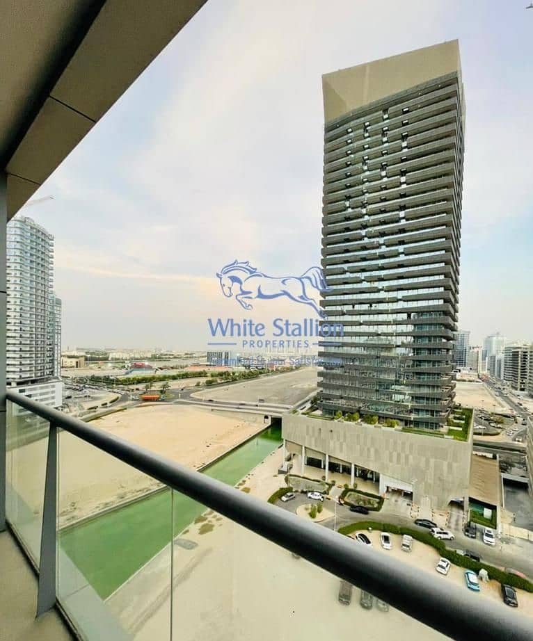 AED3,400 MONTHLY  + FURNISHED SPACIOUS STUDIO + HIGH QUALITY FURNISHING + BALCONY + CANAL VIEW