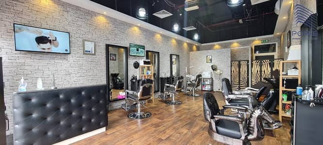 Shop for Rent in Jumeirah Lake Towers (JLT), Dubai - Running Gents Salon Business For Sale