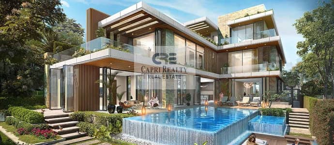 6 Bedroom Villa for Sale in DAMAC Hills, Dubai - Infinity pool | Golf course 318 | Payment Plan