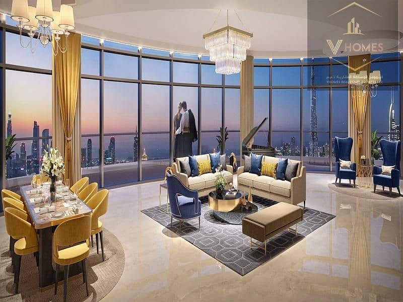 位于迪拜市中心，帝国大道大厦 4 卧室的顶楼公寓 10300000 AED - 6523652