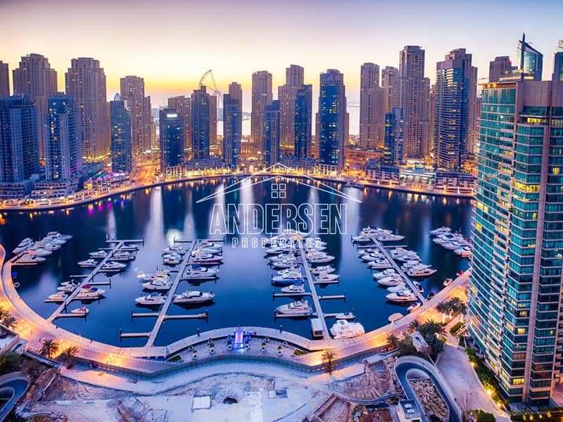 位于迪拜码头，阿联酋皇冠大厦 3 卧室的公寓 250000 AED - 6595950